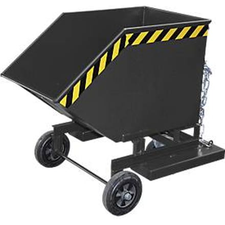 Kiepbak met wielen type KW-ET 250, grijs