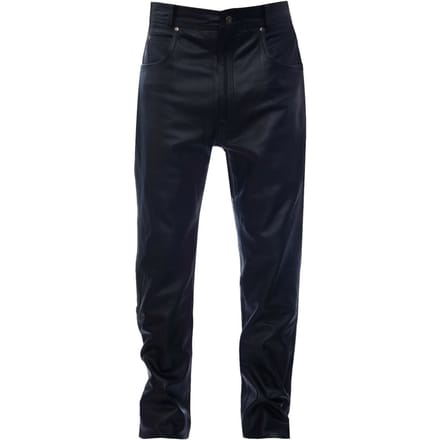Zwarte '501' leren herenjeans-Montana