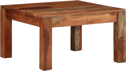 vidaXL - Salontafel - 60x60x35 - cm - massief - acaciahout