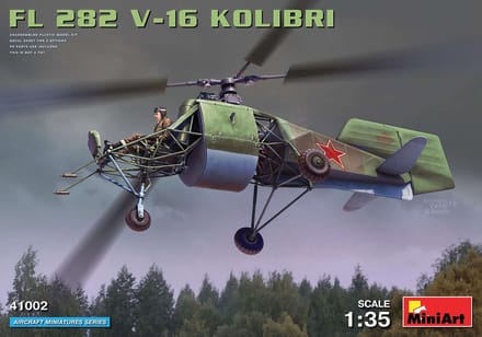 MiniArt Modelbouwpakket Militaire voertuigen - 41002 FI 282 V-16 Kolibri Plastic - 1:35 - Modelbouw