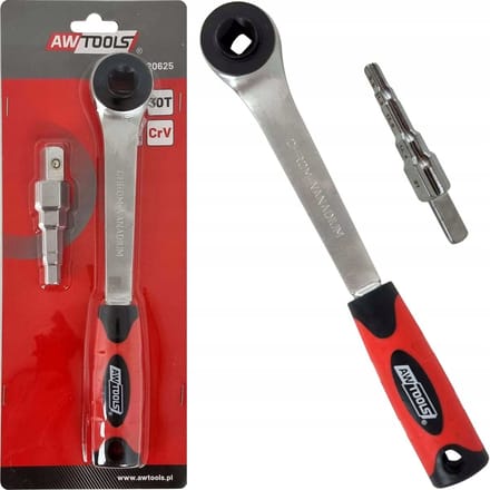 AW Tools Steeksleutel met Ratel 1/2'' - 5 Stappen