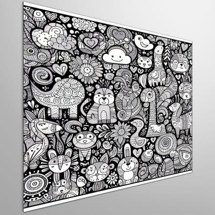 Kunstprint | Wanddecoratie | Dibond | 30 × 30 cm