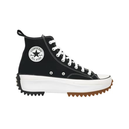 Baskets Converse Run Star Hi Noires Unisexe Blanc Gomme 166800C 42 black