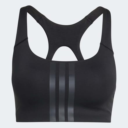 Adidas Optime Workout 3 Stripes Sportbeha Met Medium Impact Zwart S Vrouw