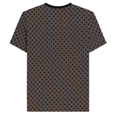 Lambretta Geometrisch T-shirt heren (Zwart)