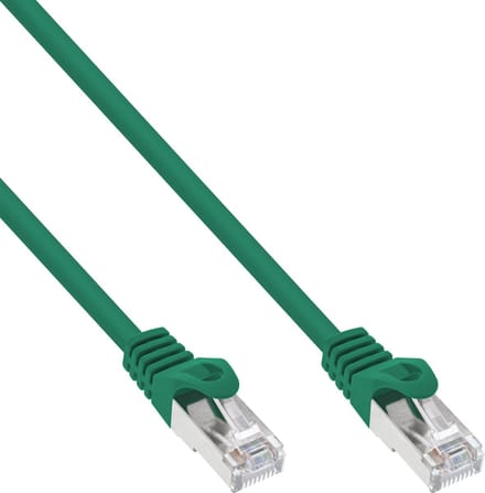 InLine® Patchkabel, SF/UTP, Cat.5e, groen, 5m