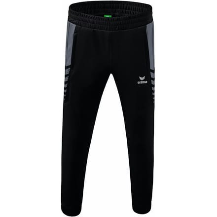 Erima Six Wings Worker Broek Kinderen - Slate Grey / Zwart | Maat: 152