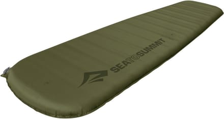 Sea to Summit Camp Plus R Mummy – Zelfopblaasbare Slaapmat - Olive Regular – R-waarde 4.3