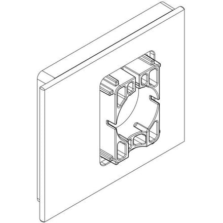 Hansgrohe RainSelect replacement cover for shower holder of UP thermostat 93108450