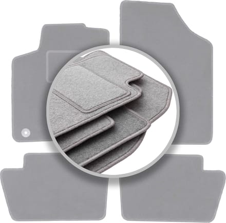 Automatten asgrijs voor: Citroen C4 I coupé, hatchback (2004-2010)