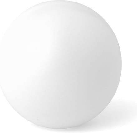 Witte anti stressbal 6 cm