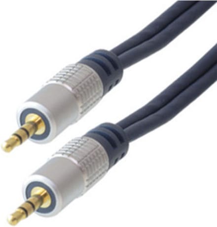 shiverpeaks sp-PROFESSIONAL audio kabel 3 m 3.5mm Blauw, Chroom