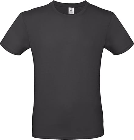 Classic E150 T-shirt B&C Collectie Pure Black Maat M