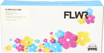 FLWR - Toner / 3110 / Magenta - Geschikt voor Dell