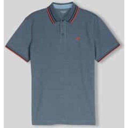 regular fit poloshirt met contrastkraag