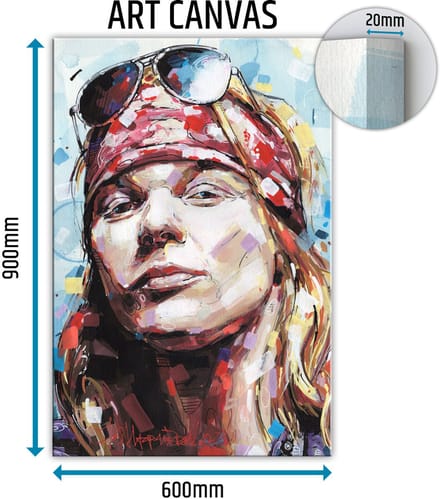 Axl Rose canvas 60x90 cm