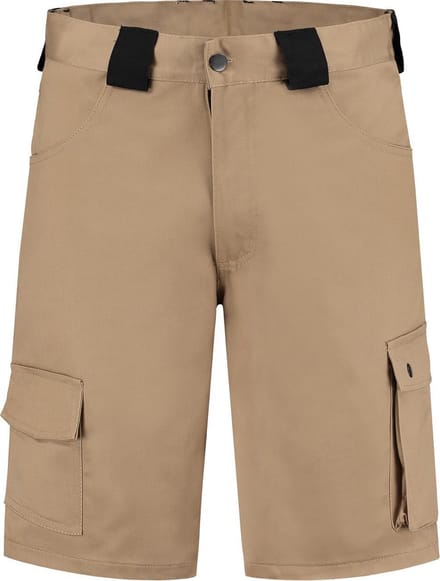 EM Workwear Bermuda Korte Werkbroek kat/pol Kaki - Maat 46