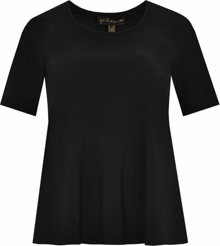 YOEK Dames T-Shirt Basic korte mouwen