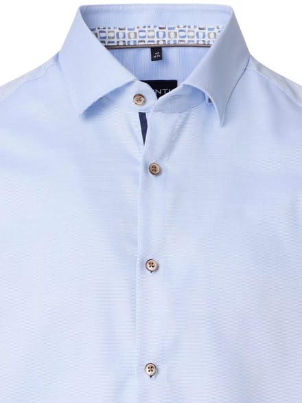 Venti Heren Overhemd Blauw Modern Fit Katoen 154410000-100 - L