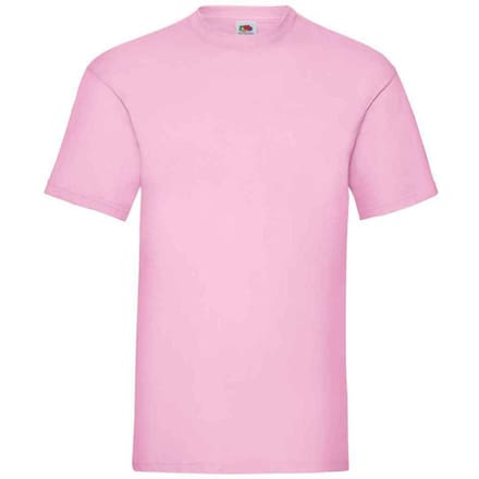 Fruit of the Loom Heren Valueweight T-Shirt (Lichtroze)