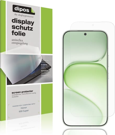 dipos – 4x Matte Beschermfolie geschikt voor Honor 600 Super | Krasbestendige & antireflecterende Screenprotector Ultra-Thin