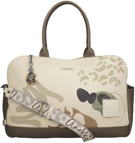 Anekke schoudertas shopper Sophia Gaia Shoulder Bag Multicolor beige