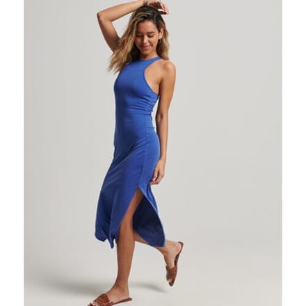 Superdry Racerjurk van Jersey Blauw Grootte: 44