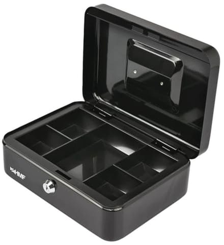 HMF 10125-02 money cassette 25 x 18 x 9.5 cm, black