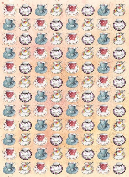 Alex Clark Theedoek Theekopjes ~ Teacups