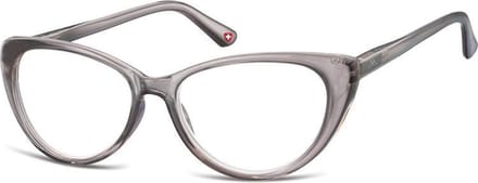 Montana Eyewear MR64F Leesbril Vlindermontuur +2.00 - Glanzend Grijs
