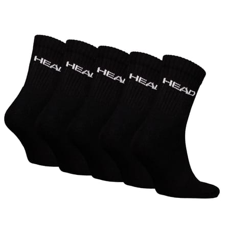 HEAD unisex 5P halfhoge sokken elements zwart