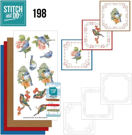 Stitch and Do 198 - Jeanine's Art - Vintage Birds