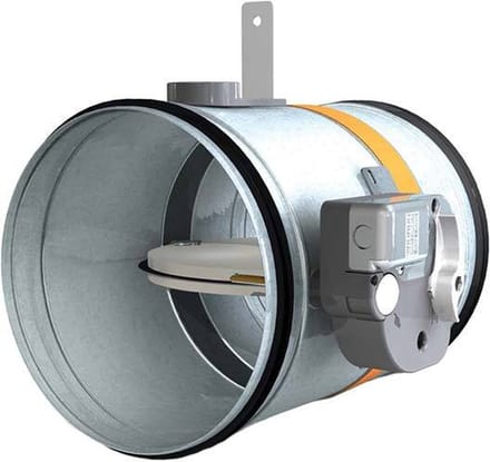 Ronde brandklep 125 mm handbediend CR60+MFUS