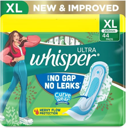 Extra Lange Ultra Schone Maandverband met Vleugels - 44 Stuks