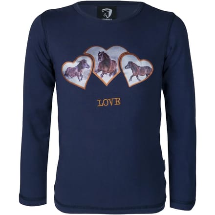 Kinder-T-shirt met lange mouwen HORKA Pony FW22