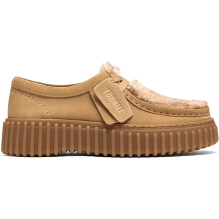 Clarks - TORHILL BEE - Dames veterschoenen - Kleur: Wit/beige - Maat: 37