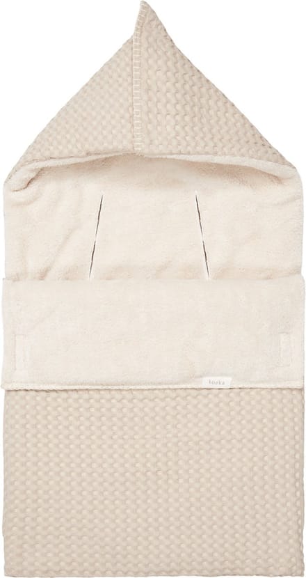 Koeka voetenzak voor de autostoel 0+ 3/5 punts teddy Oslo - sand