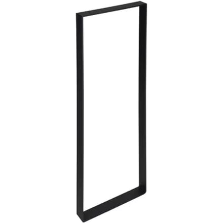 Duraline Tafelpoot Plat Staal Mat Zwart 4x30x80cm