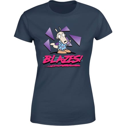 Rockos Modern Life Blazes! Women's T-Shirt - Donker Blauw - S