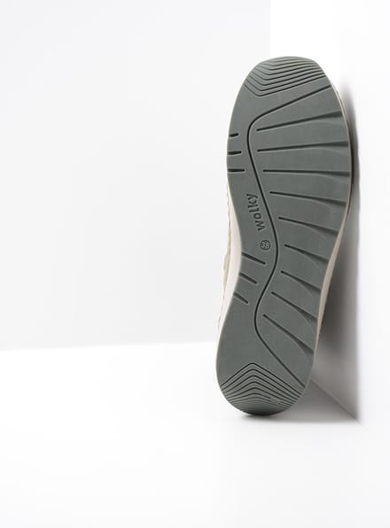 Wolky Hoge veterschoenen Ocean grijsgroen nubuck