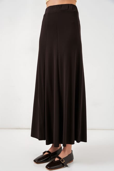 Hoge Taille A-Lijn Maxi Rok