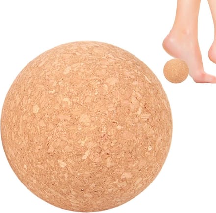 Massagbal van Kurk voor Yoga, Triggerpoint en Rugmassage | Diverse Maten