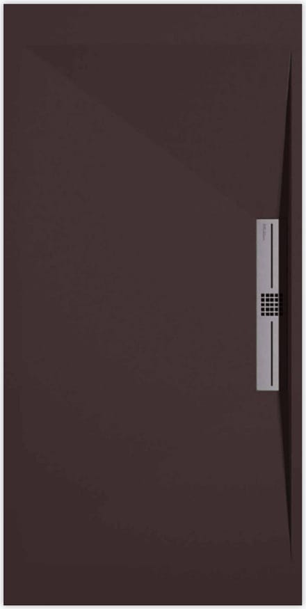 Sanifun douchebak Stone Side Chocolate Smooth 1300 x 900 S