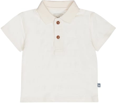 Dirkje Jongens Poloshirt - Off white