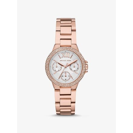 Michael Kors Mini Camille Pavé Roségoudkleurig Horloge MK6845 rosé gouden kleur