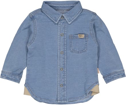 B.E.S.S. Baby Blouse Jog Denim Light Stone Wash maat 56