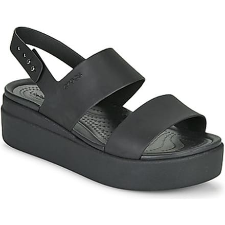 Crocs Brooklyn - Lage Wedge Sandalen - Zwart - 42-43