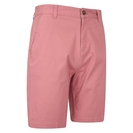 Mountain Warehouse Heren Biologische Chino Shorts (Roze)