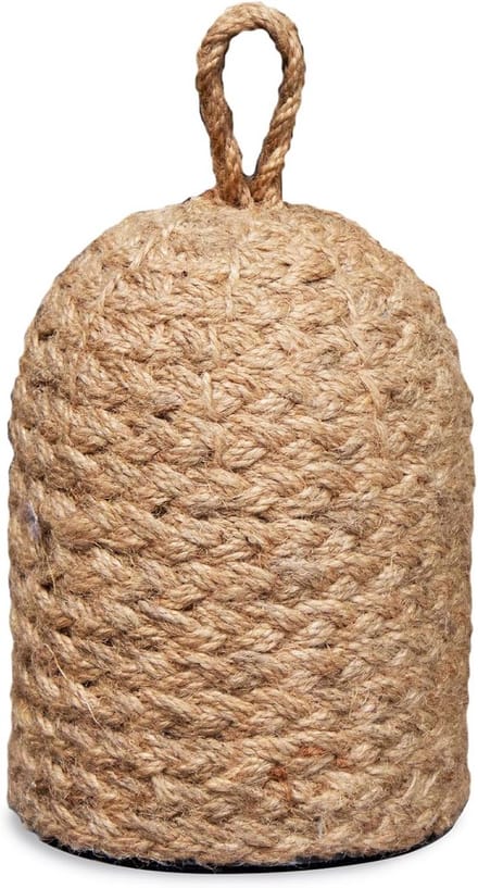 Natuurlijke Riet Deurstopper met Jute Handvat voor Binnen en Buiten