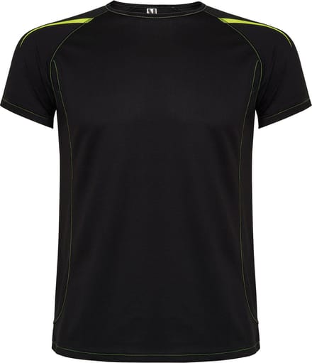Sportshirt unisex Sepang merk Roly maat S Zwart